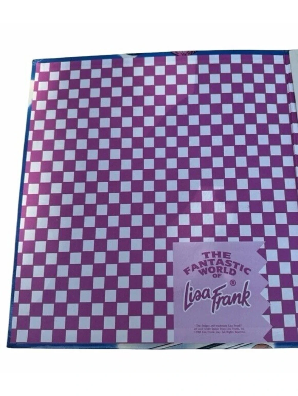 Vintage 1988 Lisa Frank Sports Scrapbook Unused Football Soccer Bowling Golf
